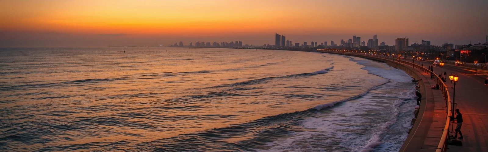 Top Marine Drive Sunset Points in Mumbai