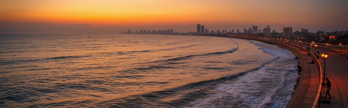 Top Marine Drive Sunset Points in Mumbai